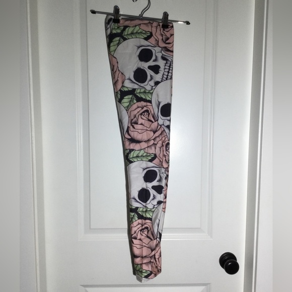 Skull pink leggings - Picture 3 of 3